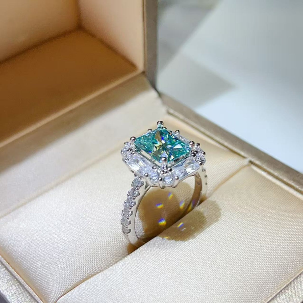 3 Carat Moissanite 925 Sterling Silver Ring