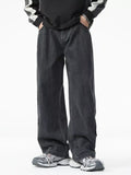 Men's Washed Relaxed Fit Wide Leg Jeans