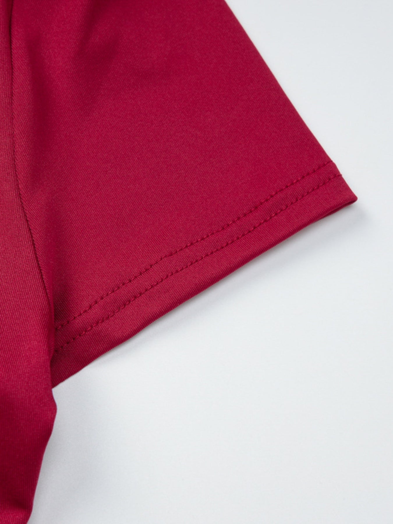 One-Shoulder Button-Decorated Fitted T-Shirt