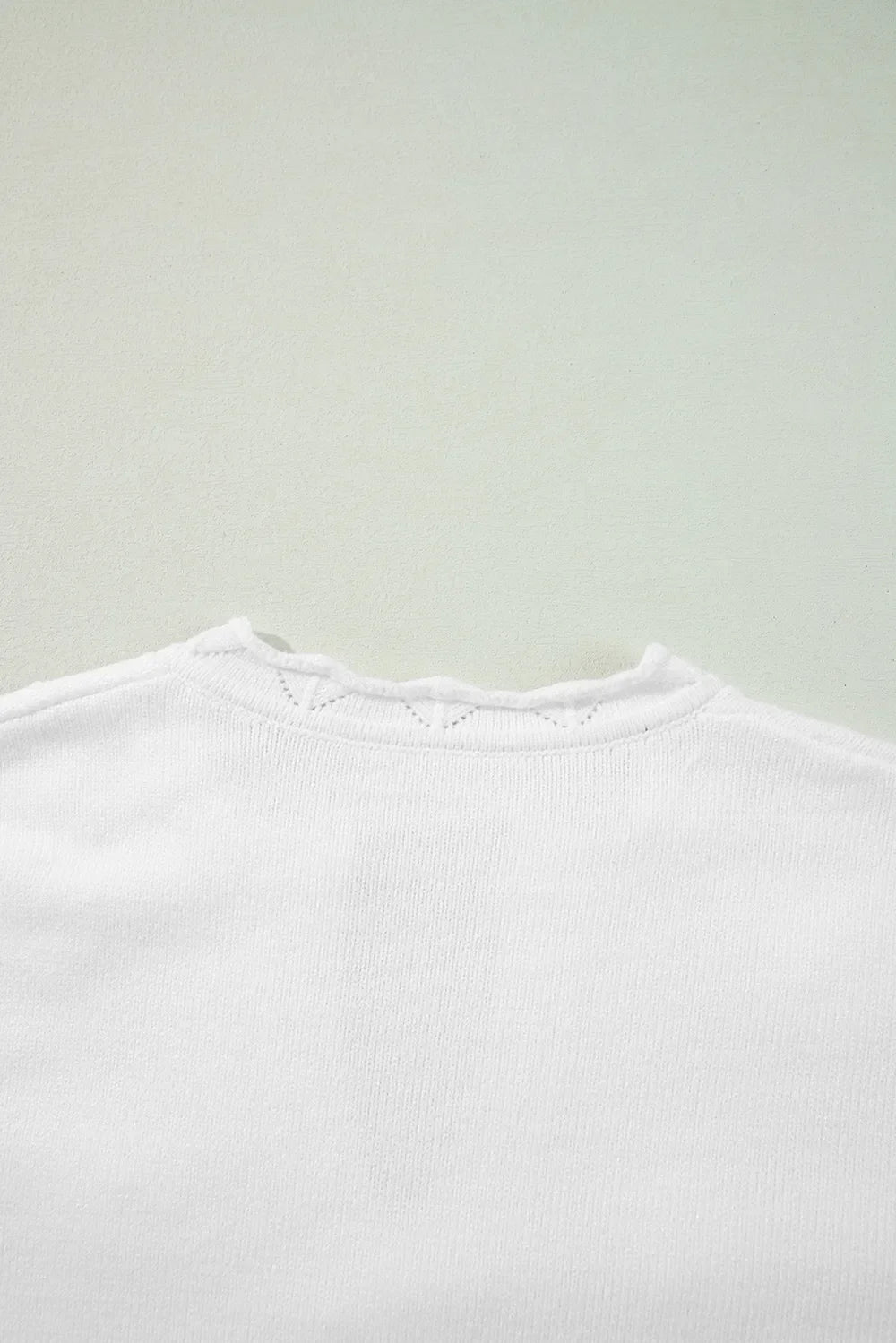 Daisy Notched Long Sleeve Sweater