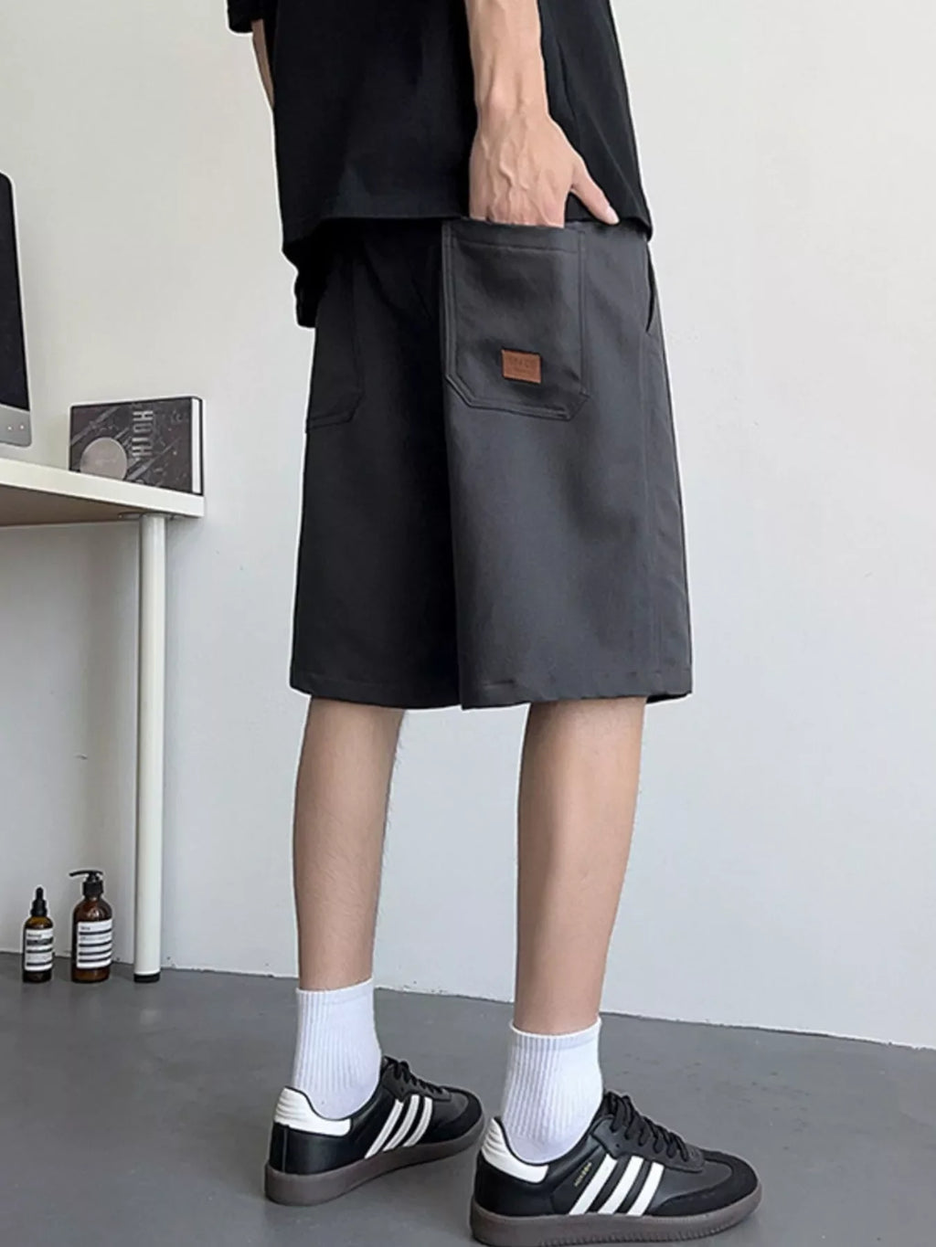 Men's Plus Size Casual Drawstring Shorts