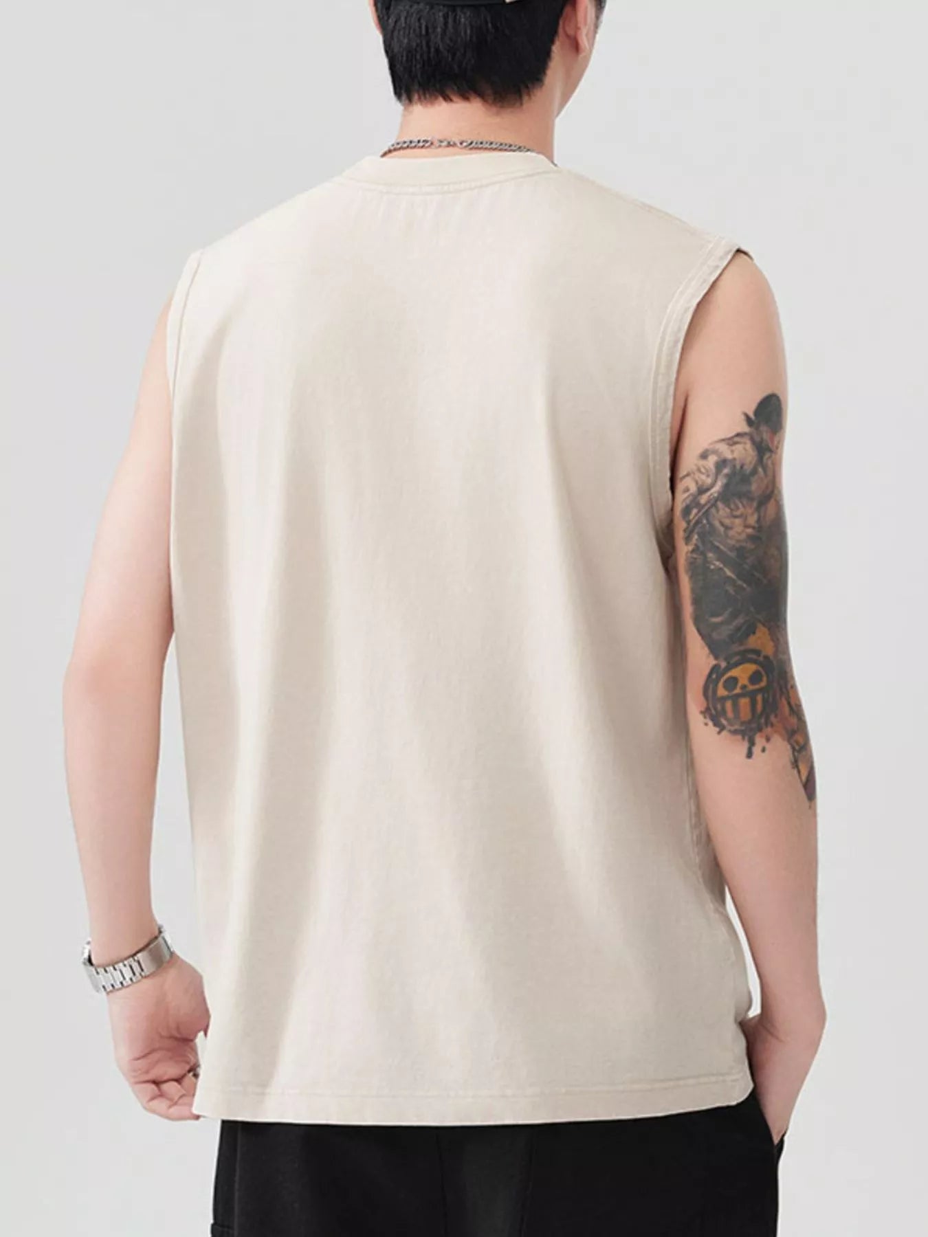 Men's Graphic Round Neck Tank