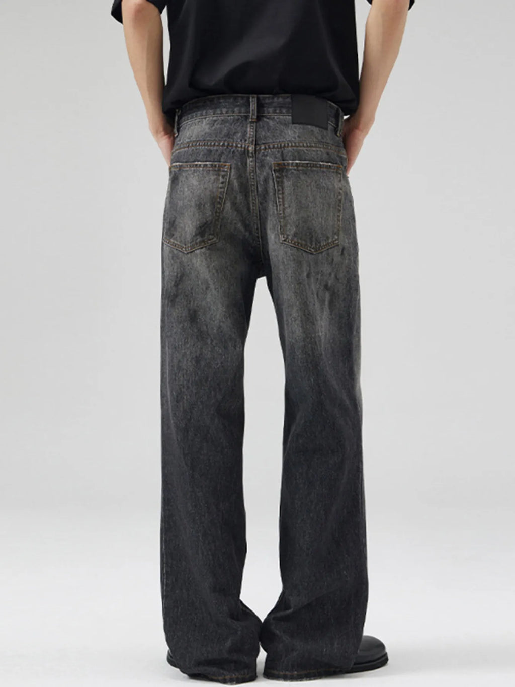 Men's Full Size Vintage Wide Leg Jeans Plus Size