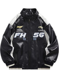 Men's Plus Size Zip Up Long Sleeve Jacket