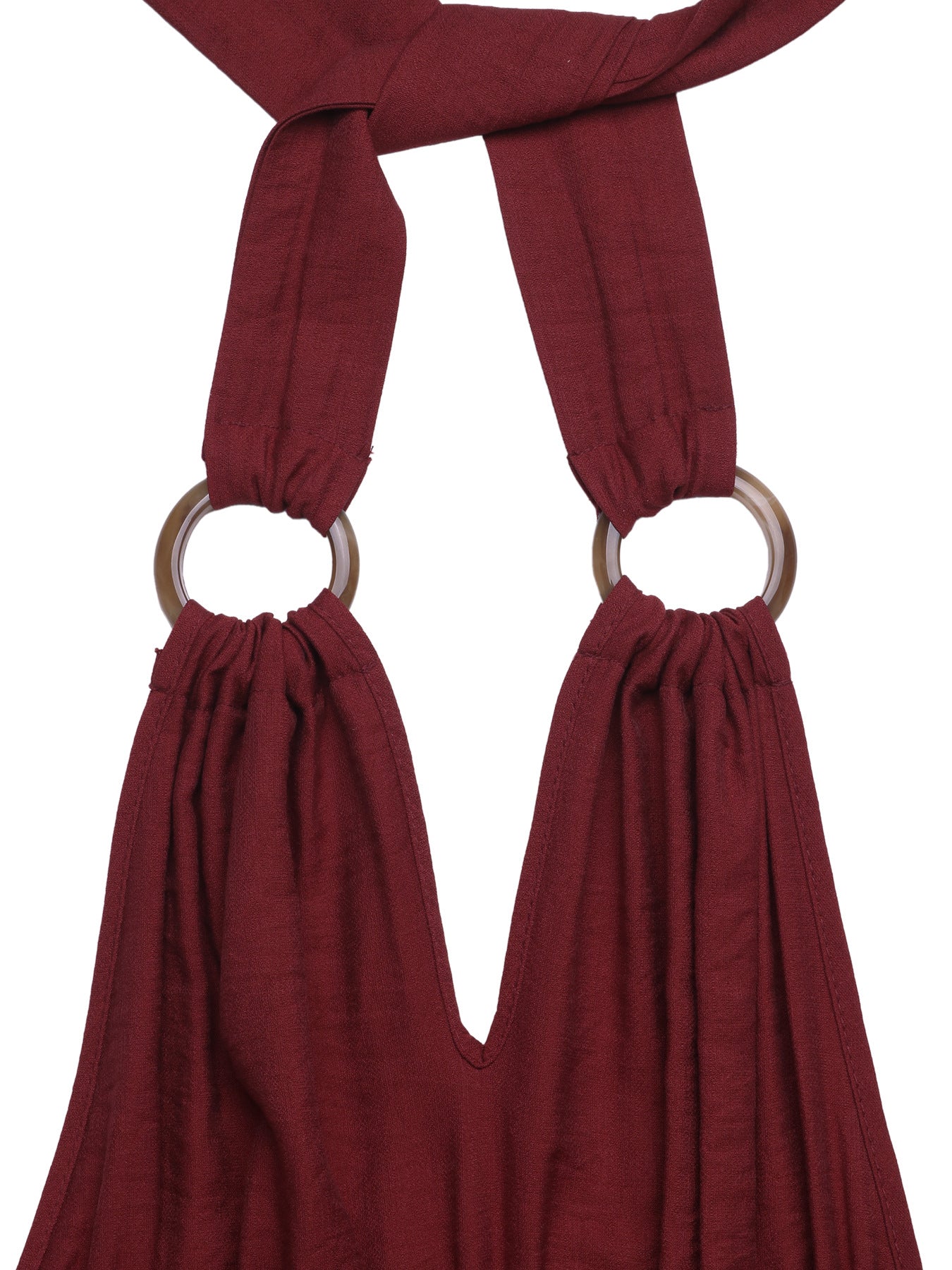 V-Neck Sleeveless Wide Leg Jumpsuit