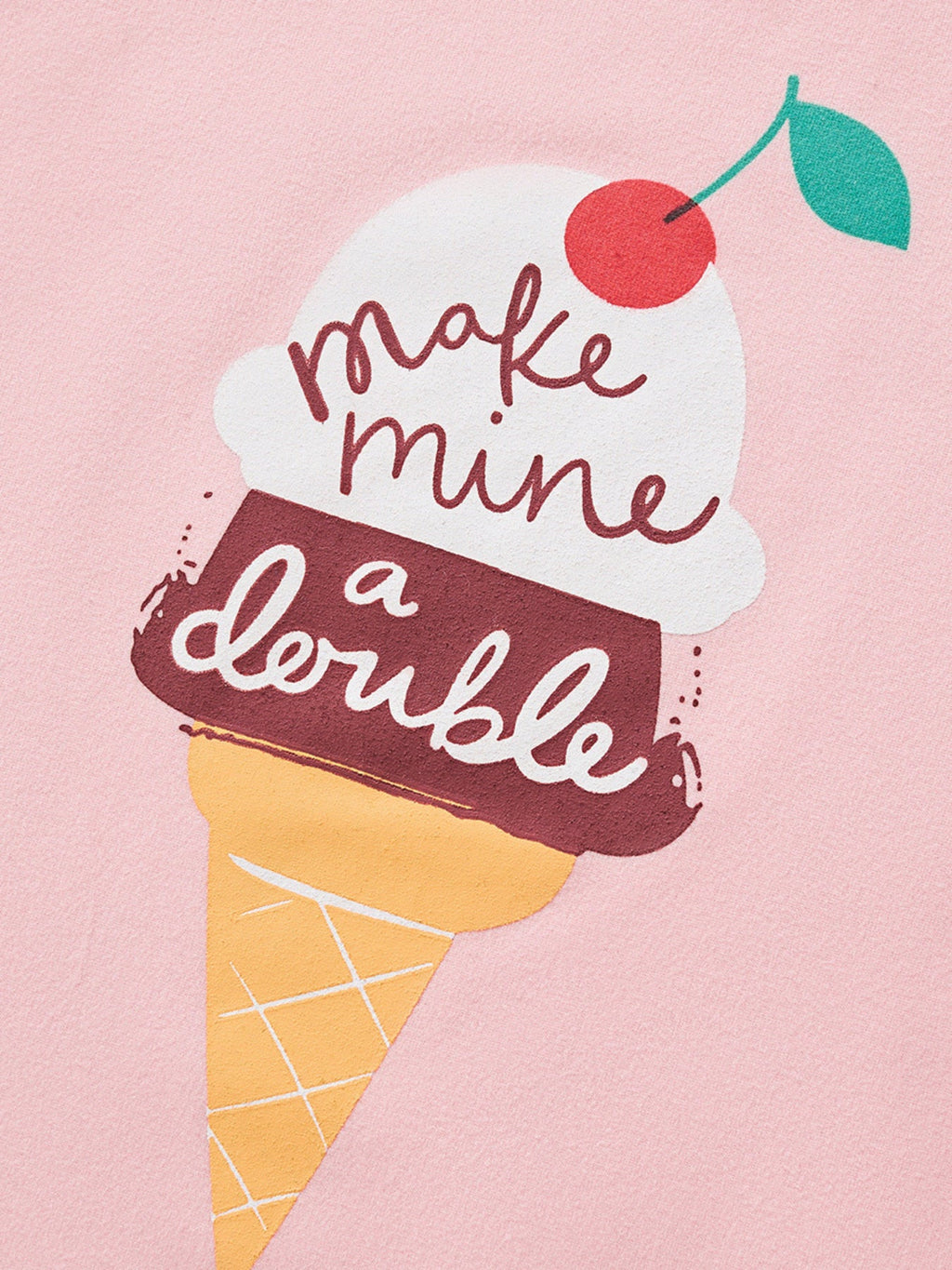 Children's Ice Cream Graphic Short Sleeve T-Shirt