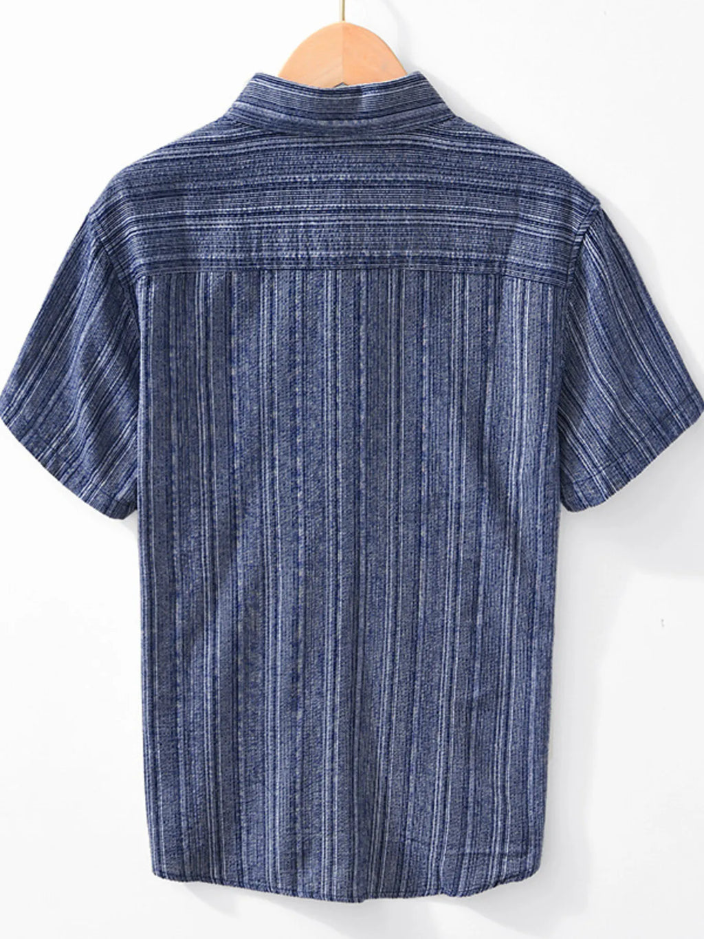Men's Plus Size Button Up Short Sleeve Shirt