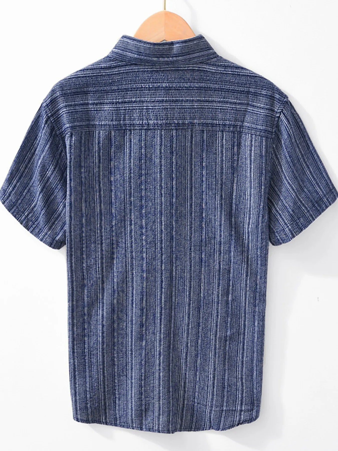 Men's Plus Size Button Up Short Sleeve Shirt
