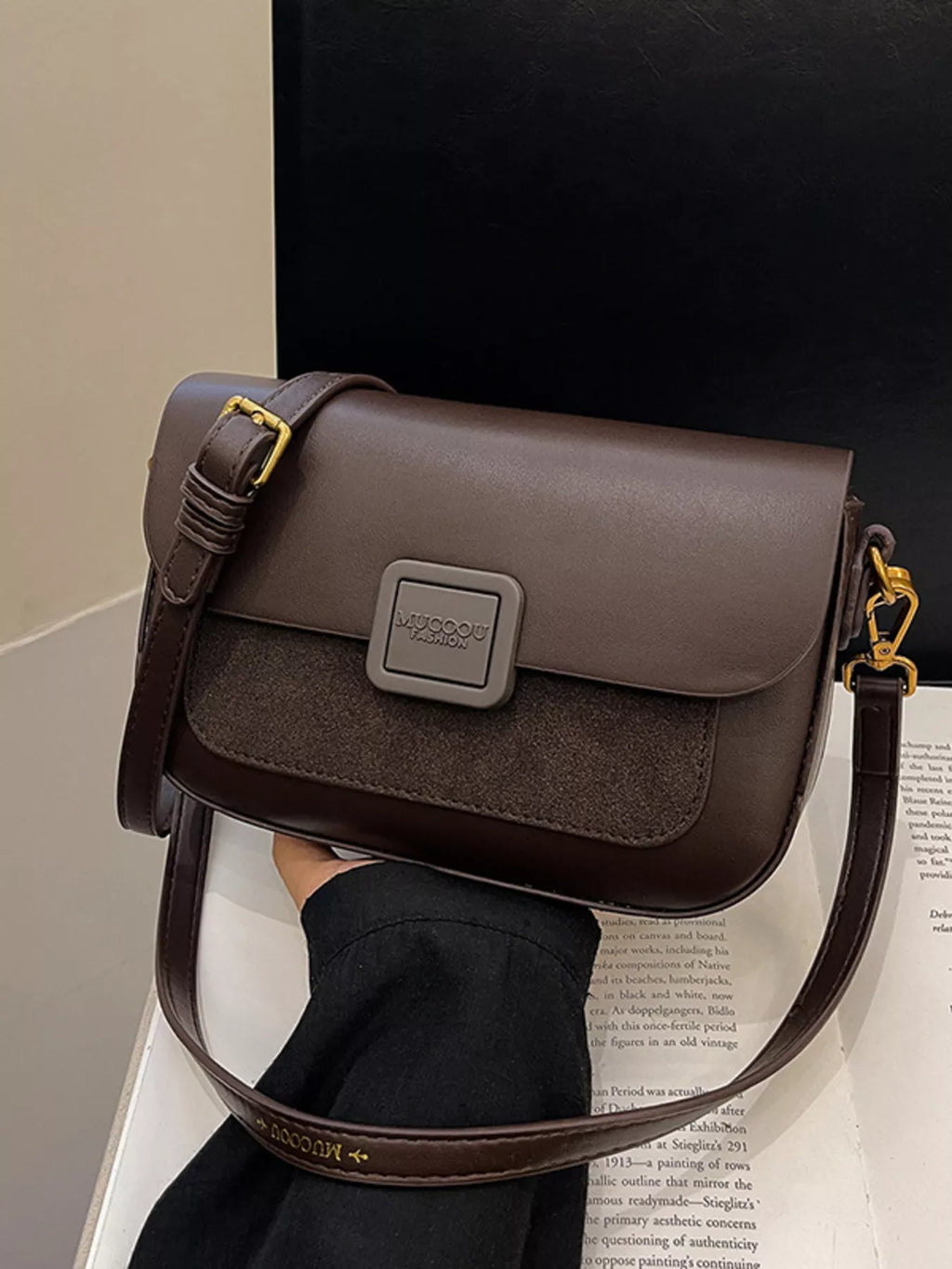 Flap Adjustable Strap Crossbody Bag