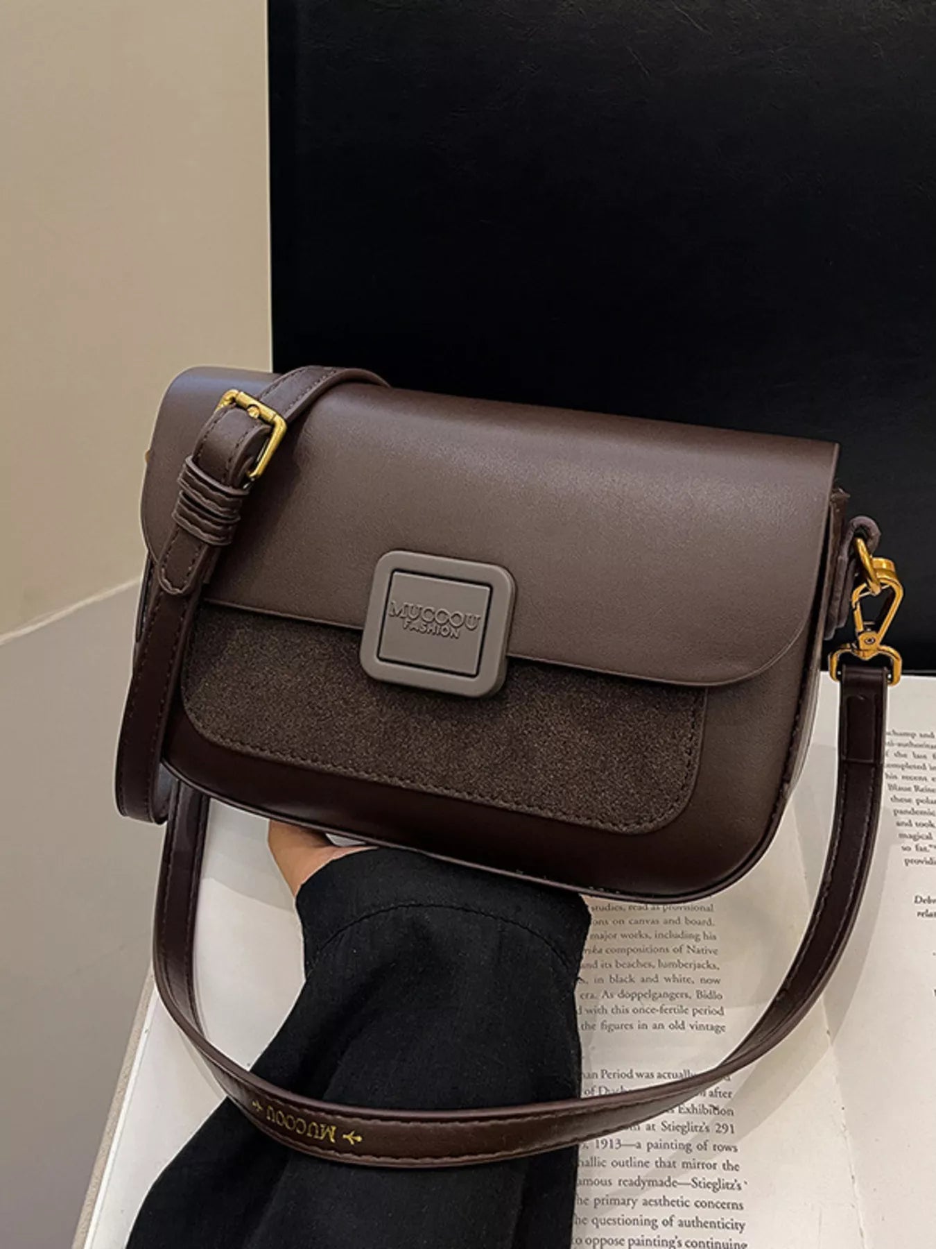 Flap Adjustable Strap Crossbody Bag