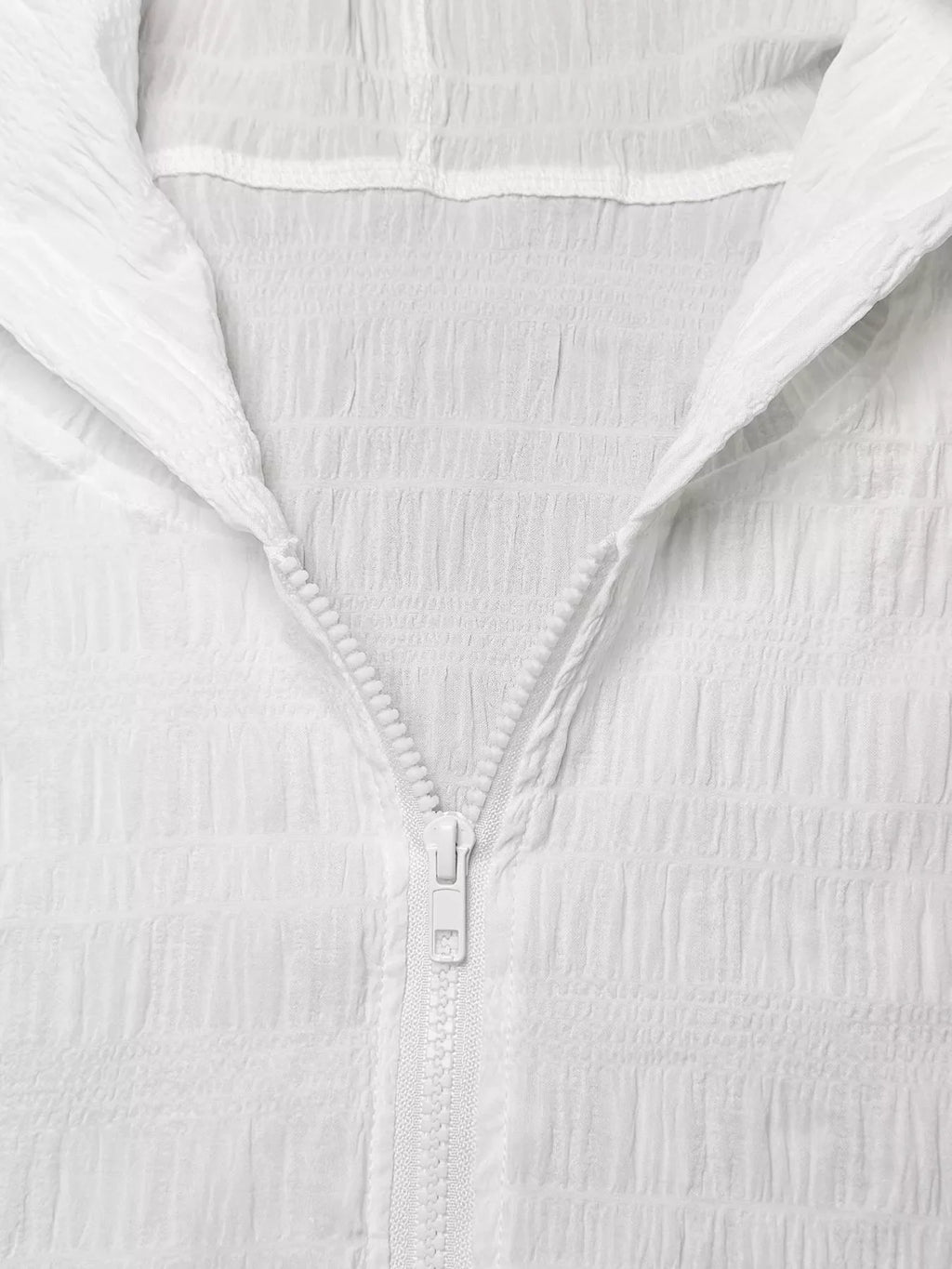 Lightweight Textured Hooded Jacket