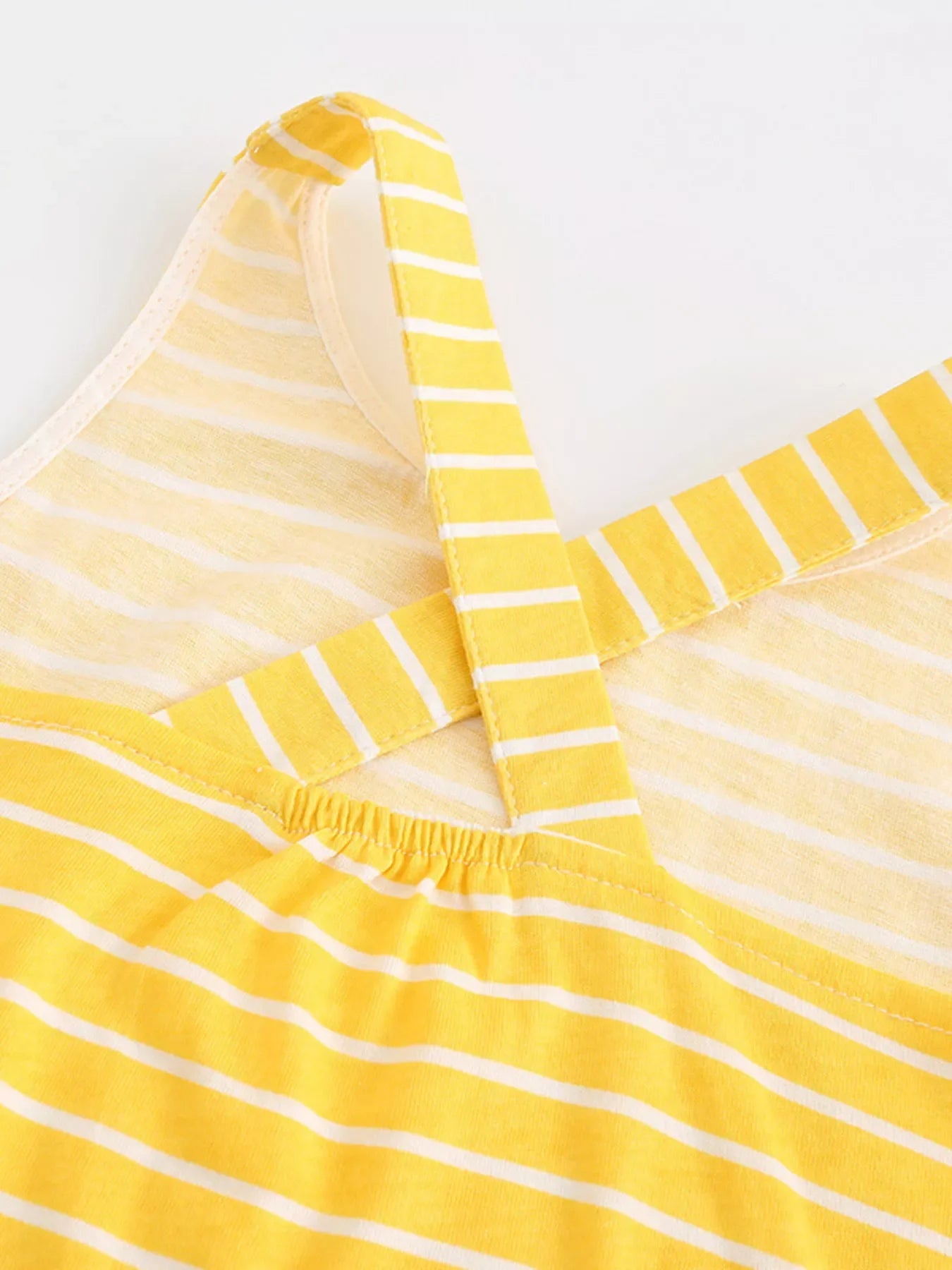Children's  Striped Unicorn Applique Dress