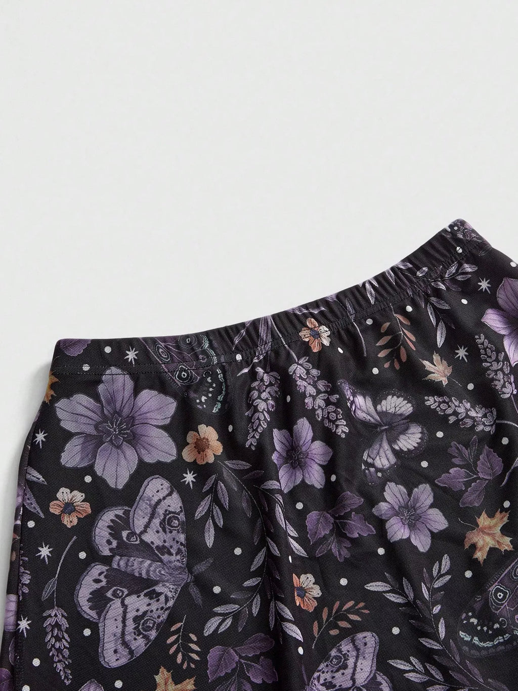 Floral Print Flowy Midi Skirt