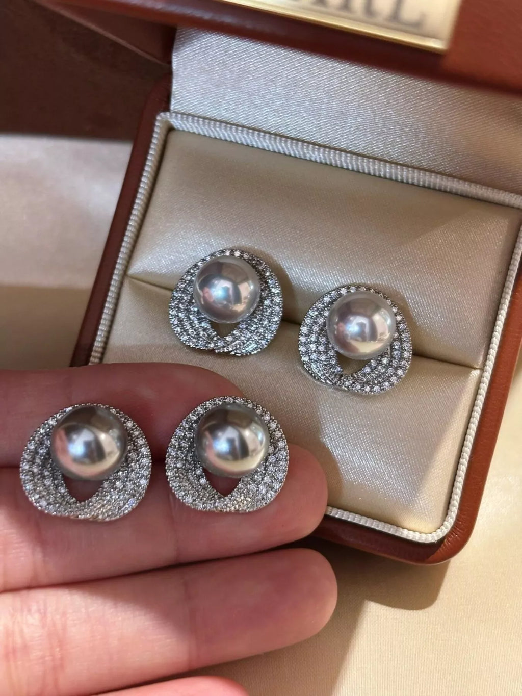 Pearl Stud Earrings