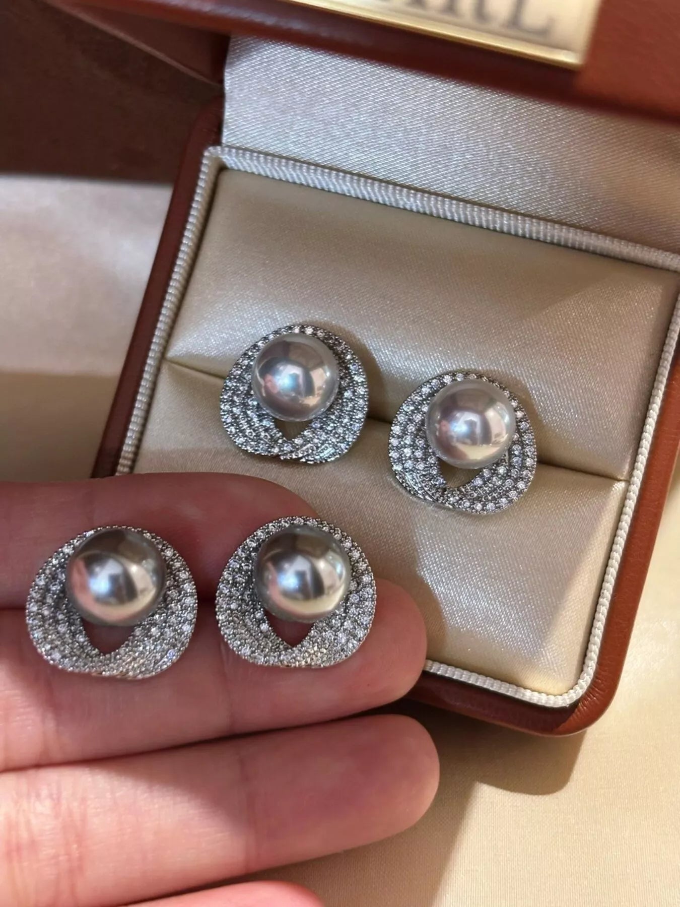 Pearl Stud Earrings