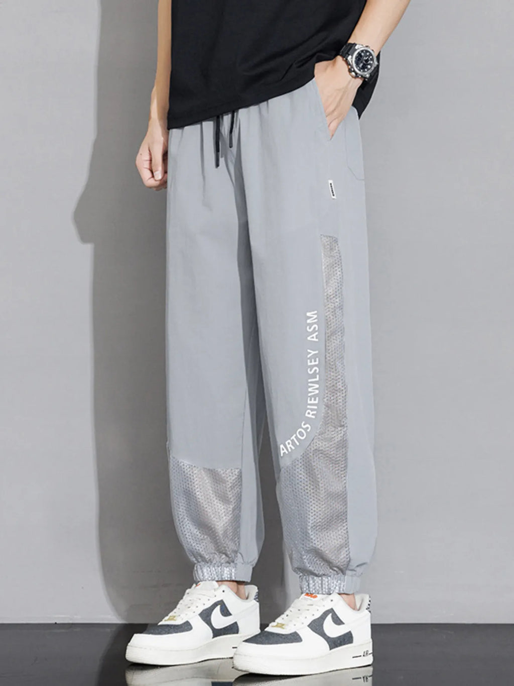 Men's Plus Size Wide Leg Pants