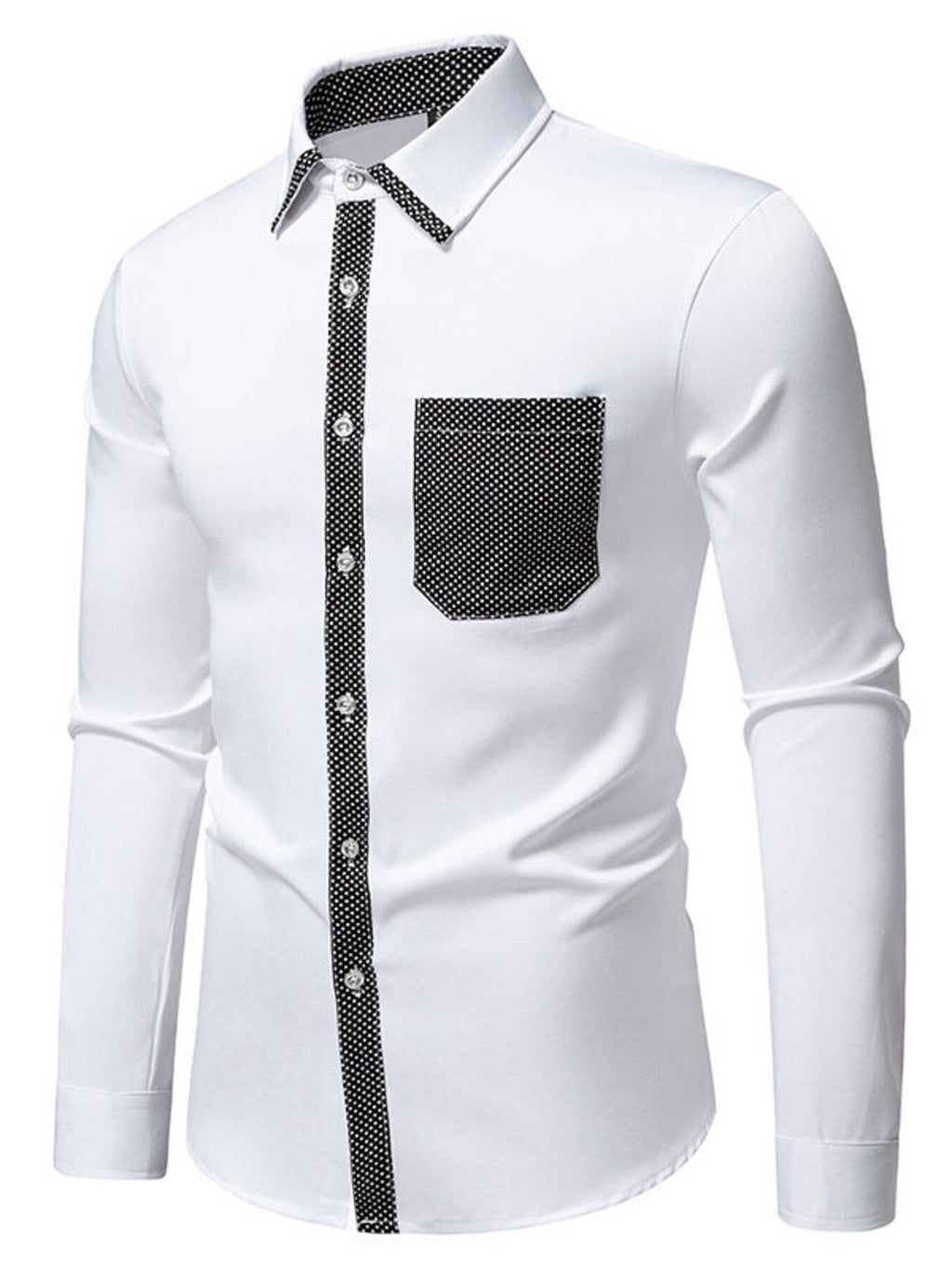 Men's Slim Fit Long Sleeve Shirt