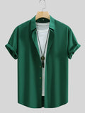 Men's Button Up Short Sleeve Shirt