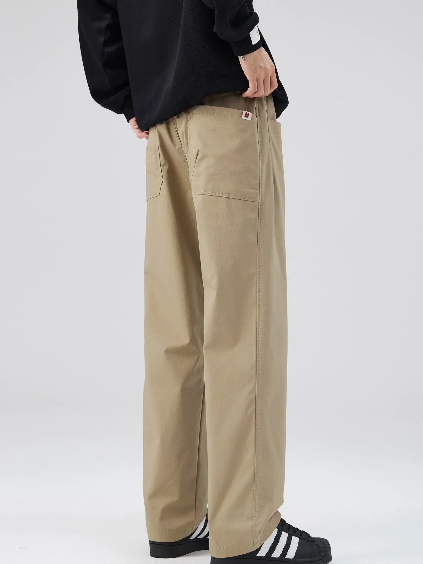 Men's Full Size Loose Fit Casual Pants Plus Size