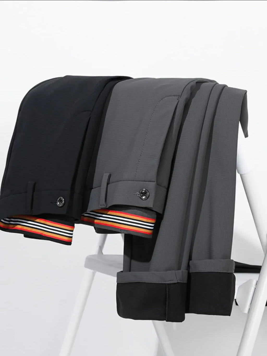 Men's Slim Fit Pants with Pockets