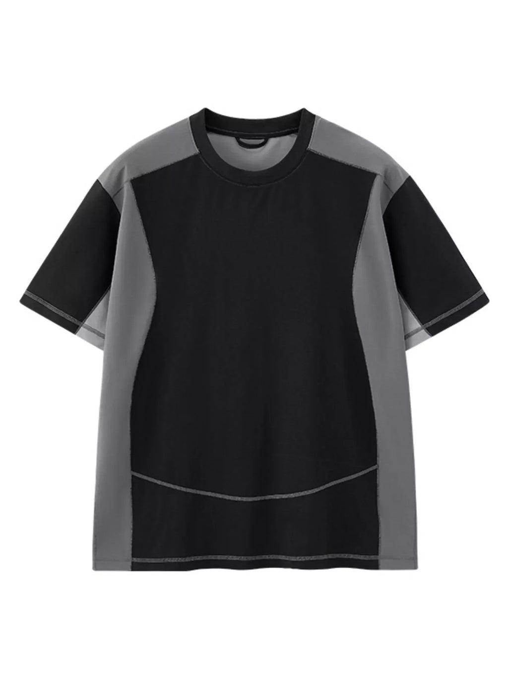 Men's Contrast Stitching Relaxed Fit T-Shirt
