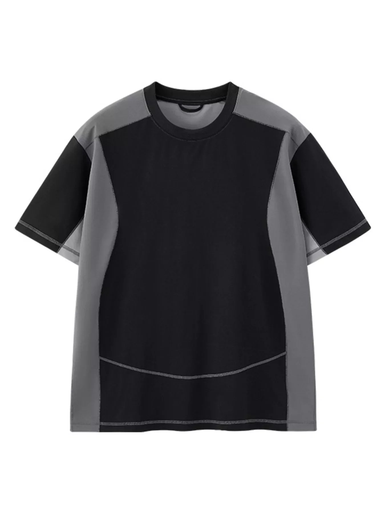 Men's Contrast Stitching Relaxed Fit T-Shirt