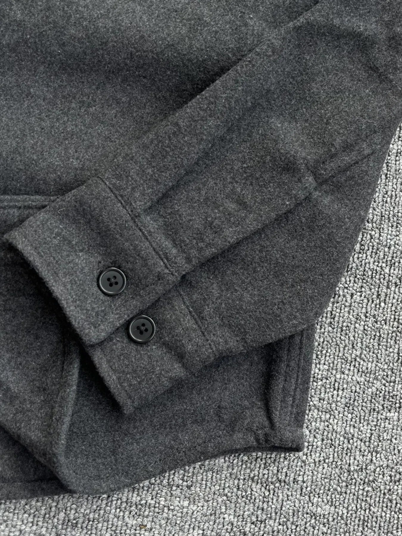 Men's Button Up Long Sleeve Shacket