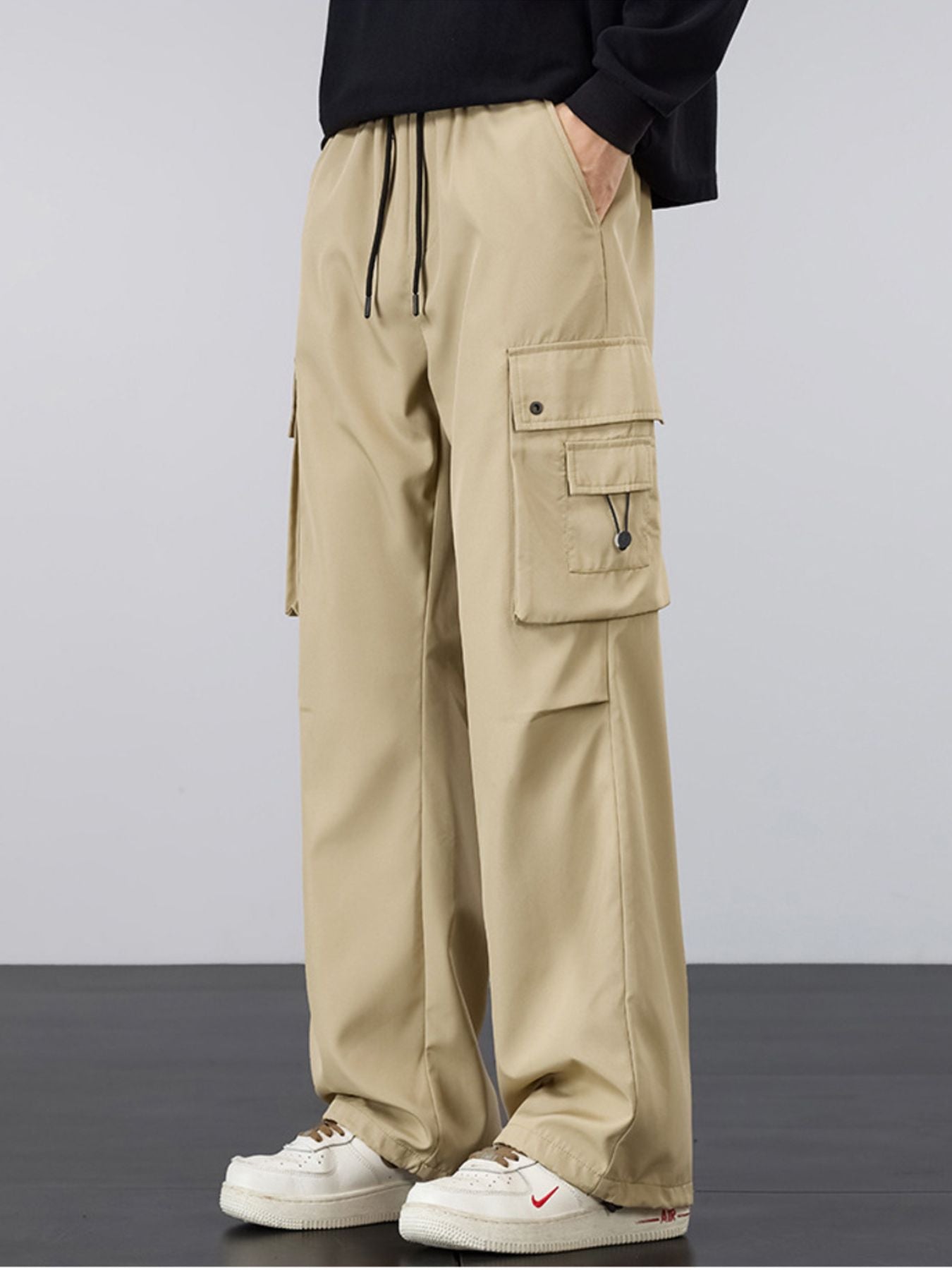 Men's Plus Size Loose Fit Cargo Pants