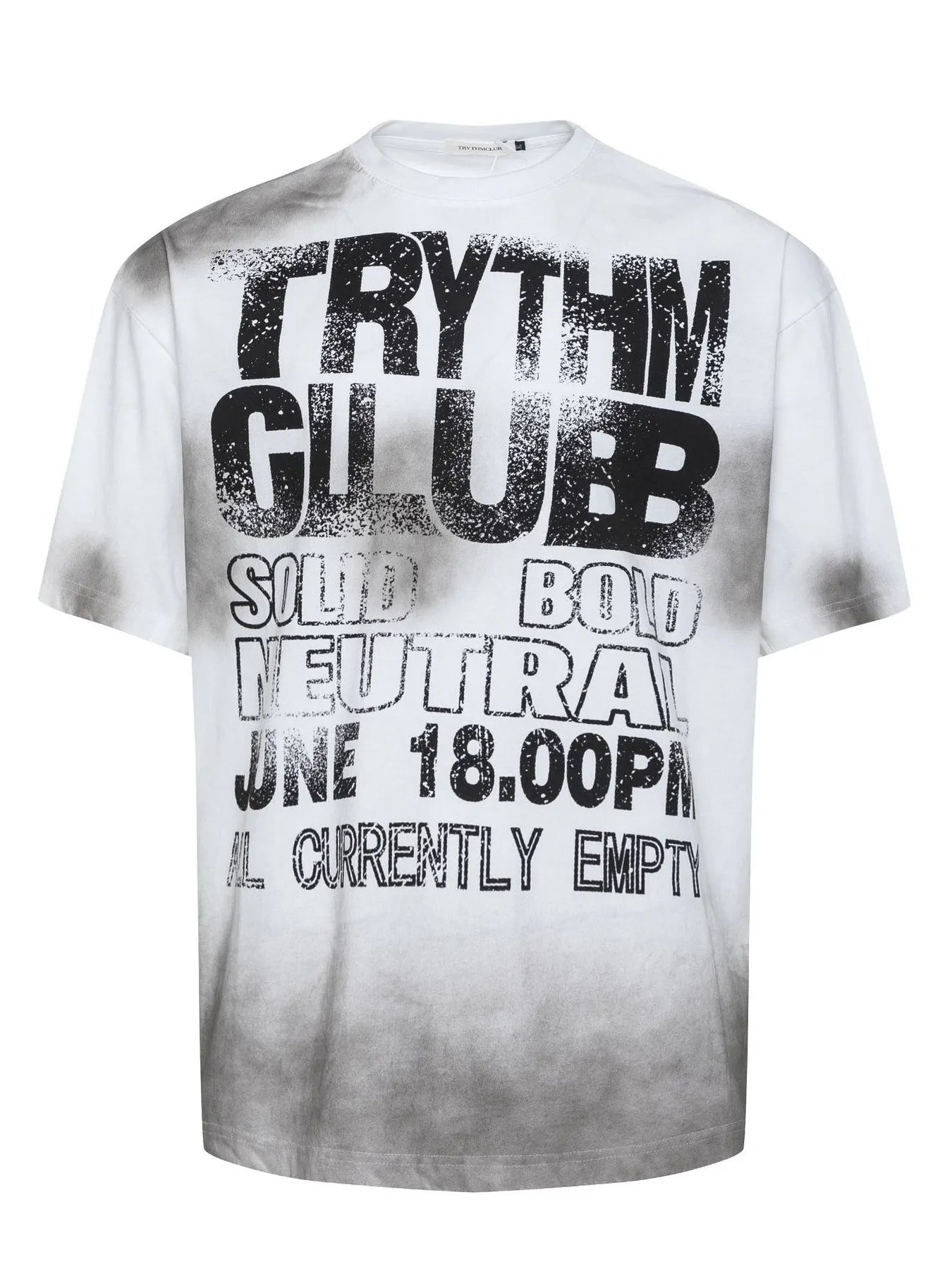 Men's Letter Graphic Round Neck Oversized T-Shirt