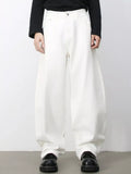 Men's Wash Wide Leg Jeans