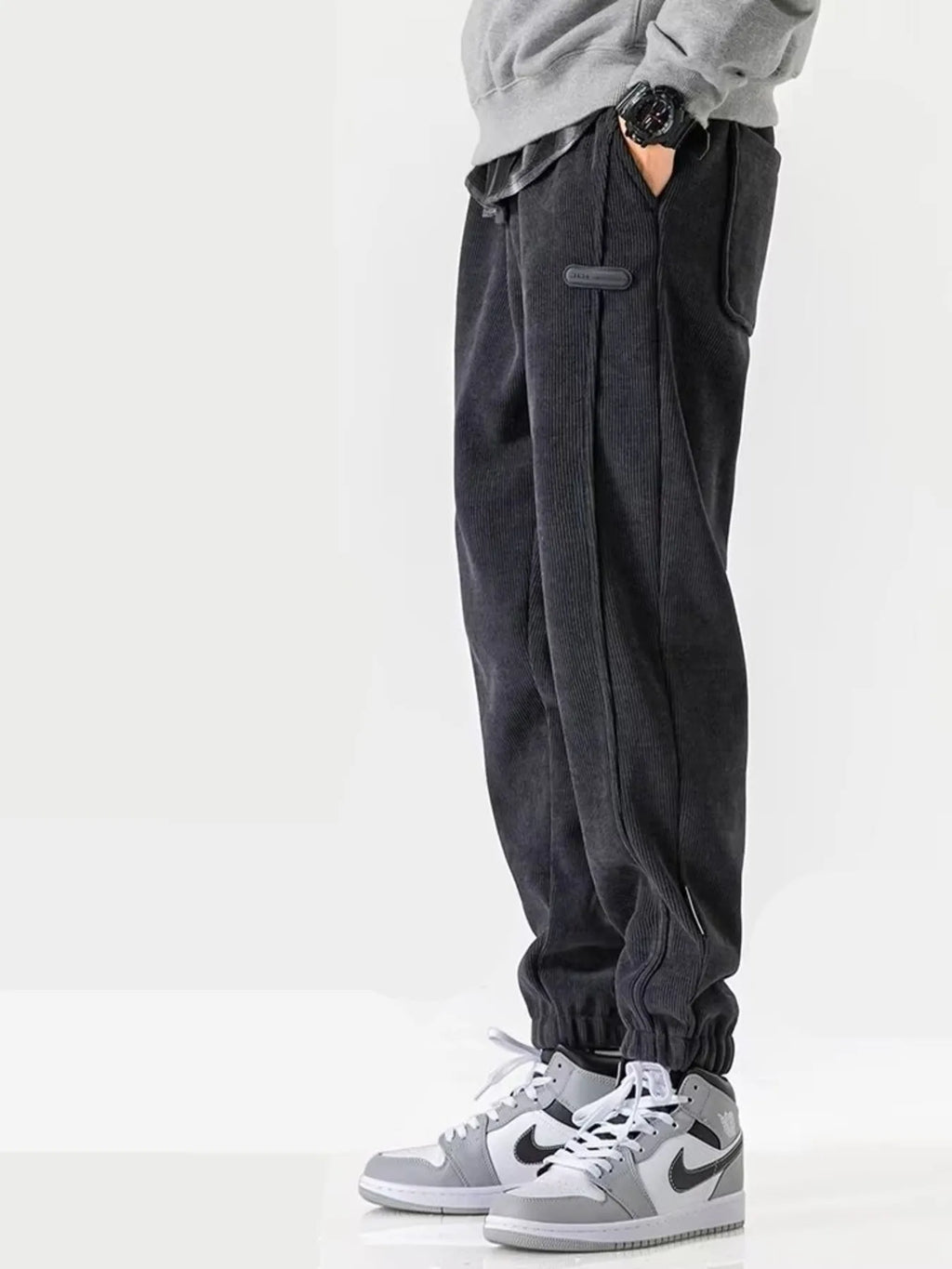 Men's Plus Size Drawstring Loose Fit Joggers