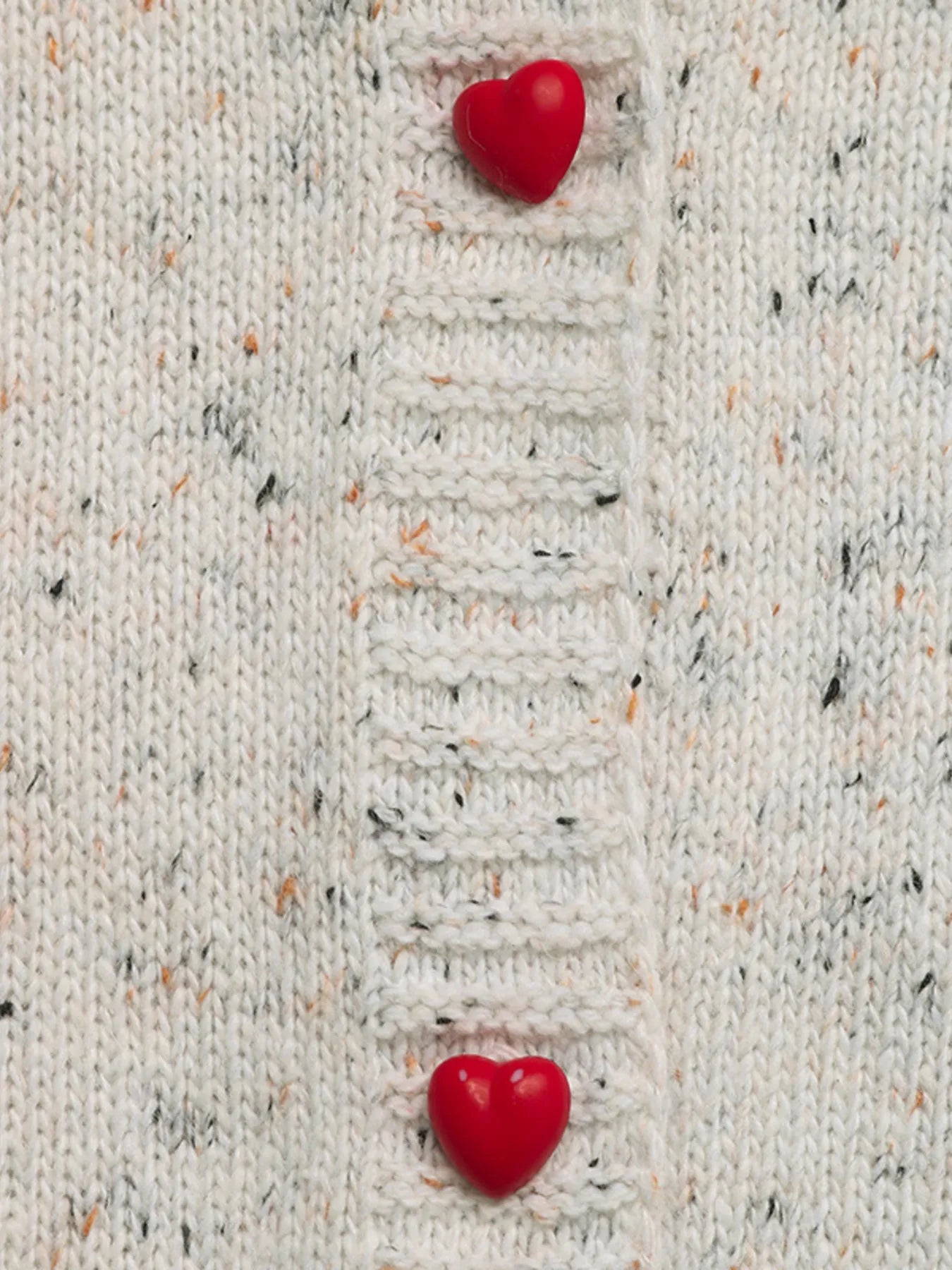 Contrast Trim Button Up Long Sleeve Cardigan