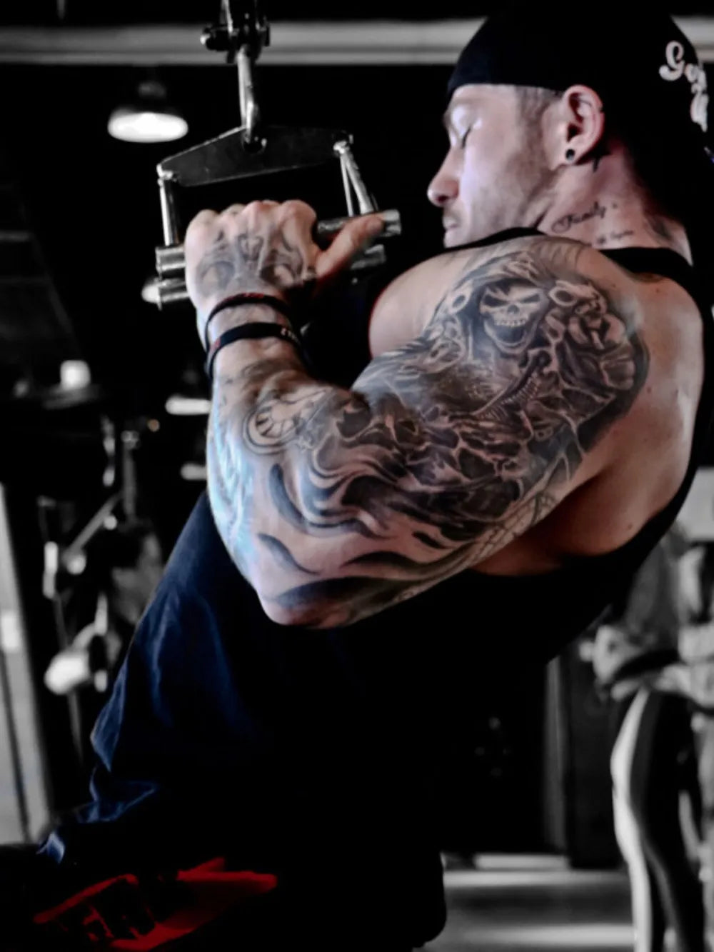 Men's Plus Size Round Neck Tank