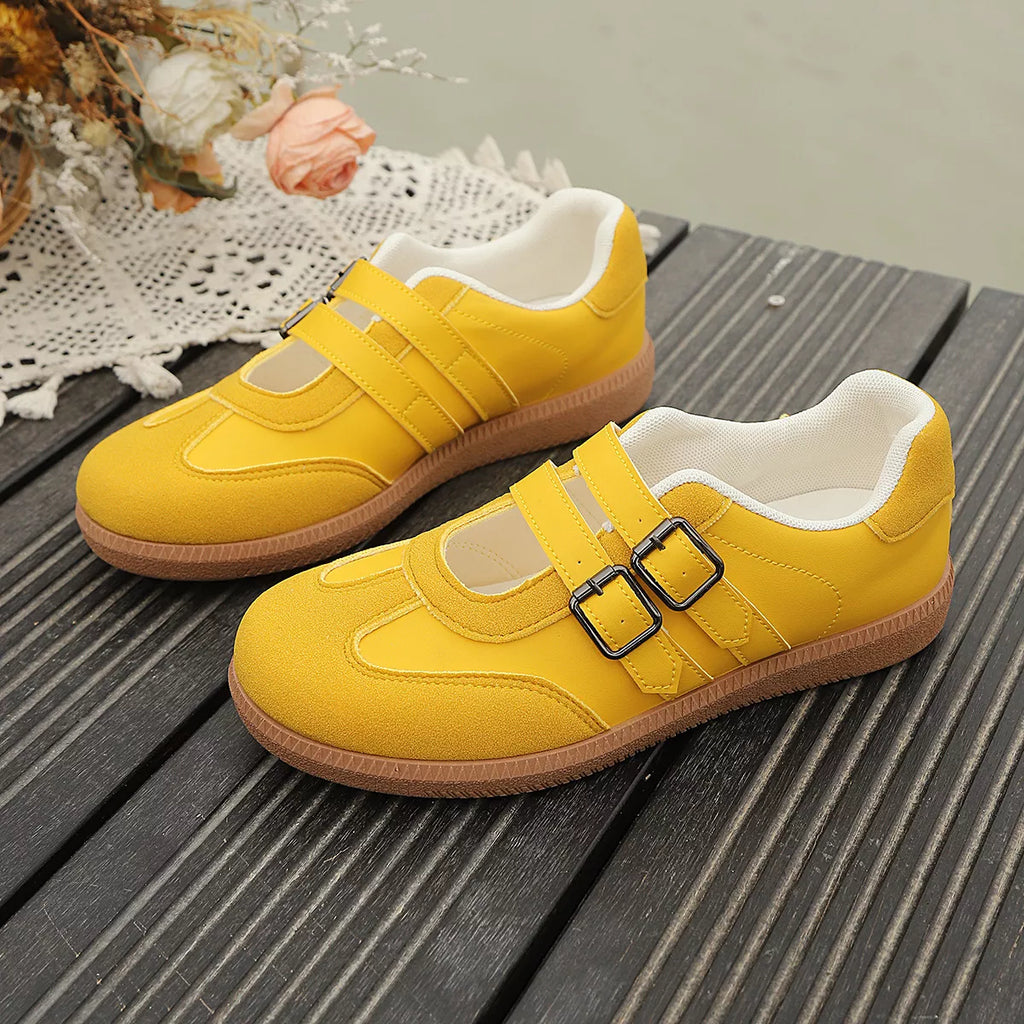 Buckle Strap Casual Sneakers