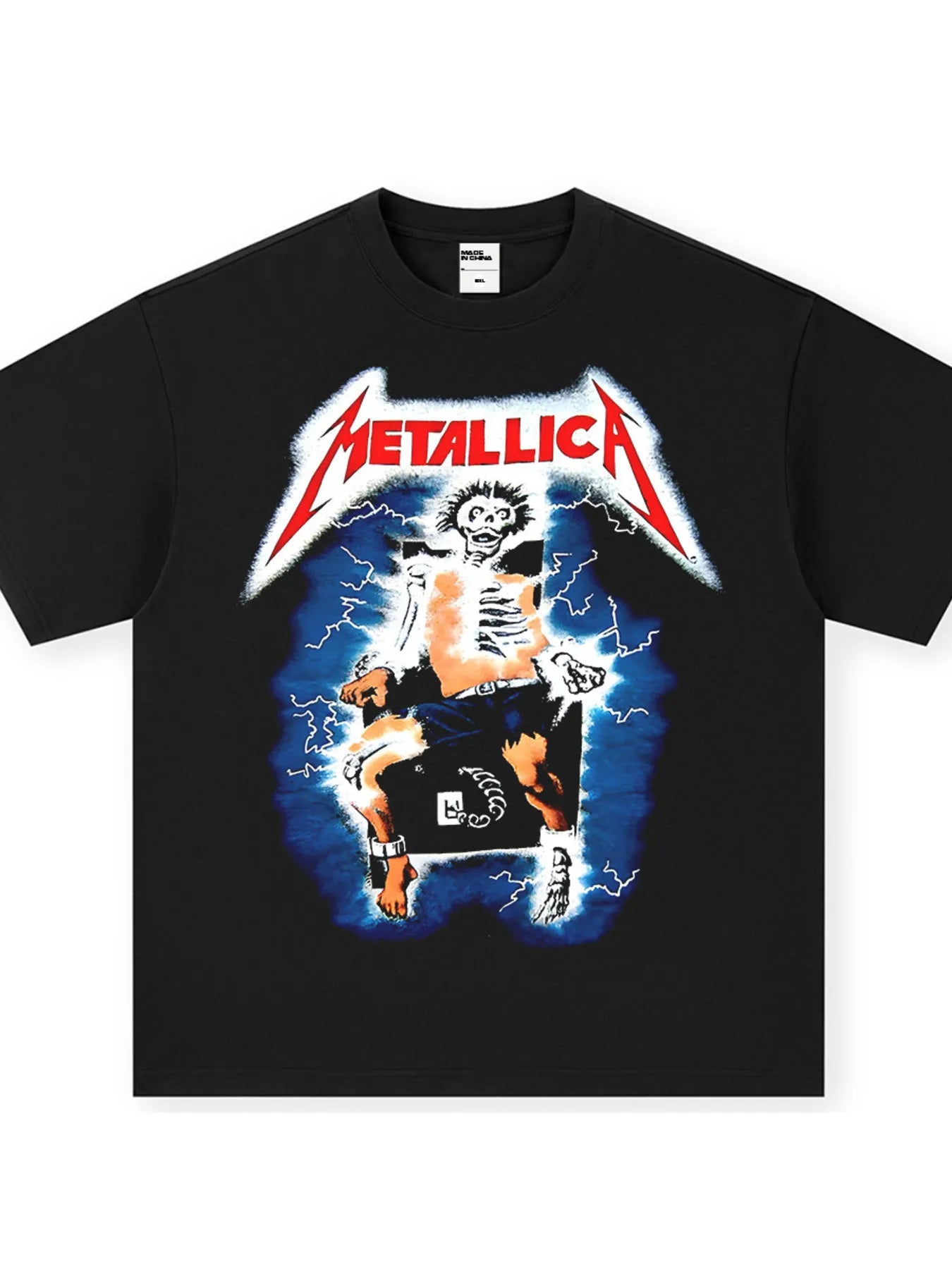 Men's Metallica Graphic Oversized T-Shirt