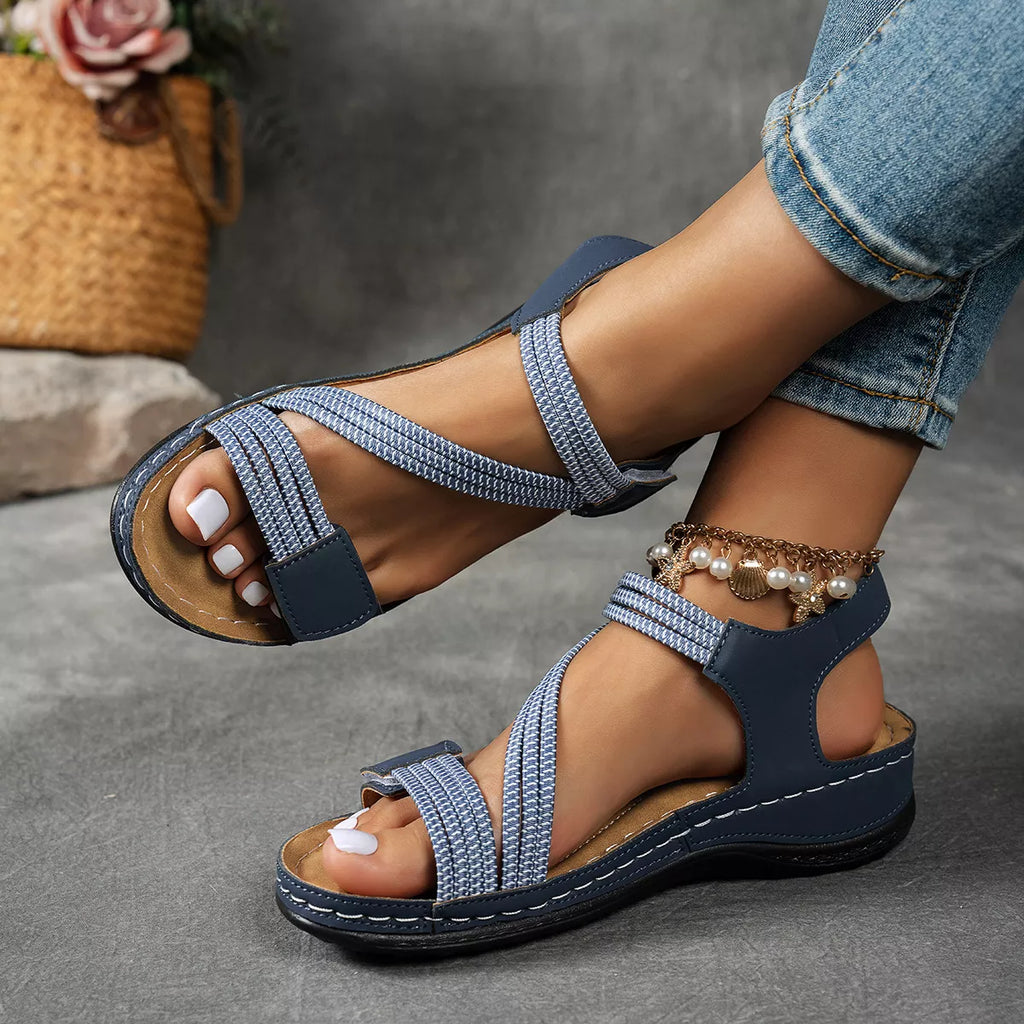 Open Toe Wedge Sandals