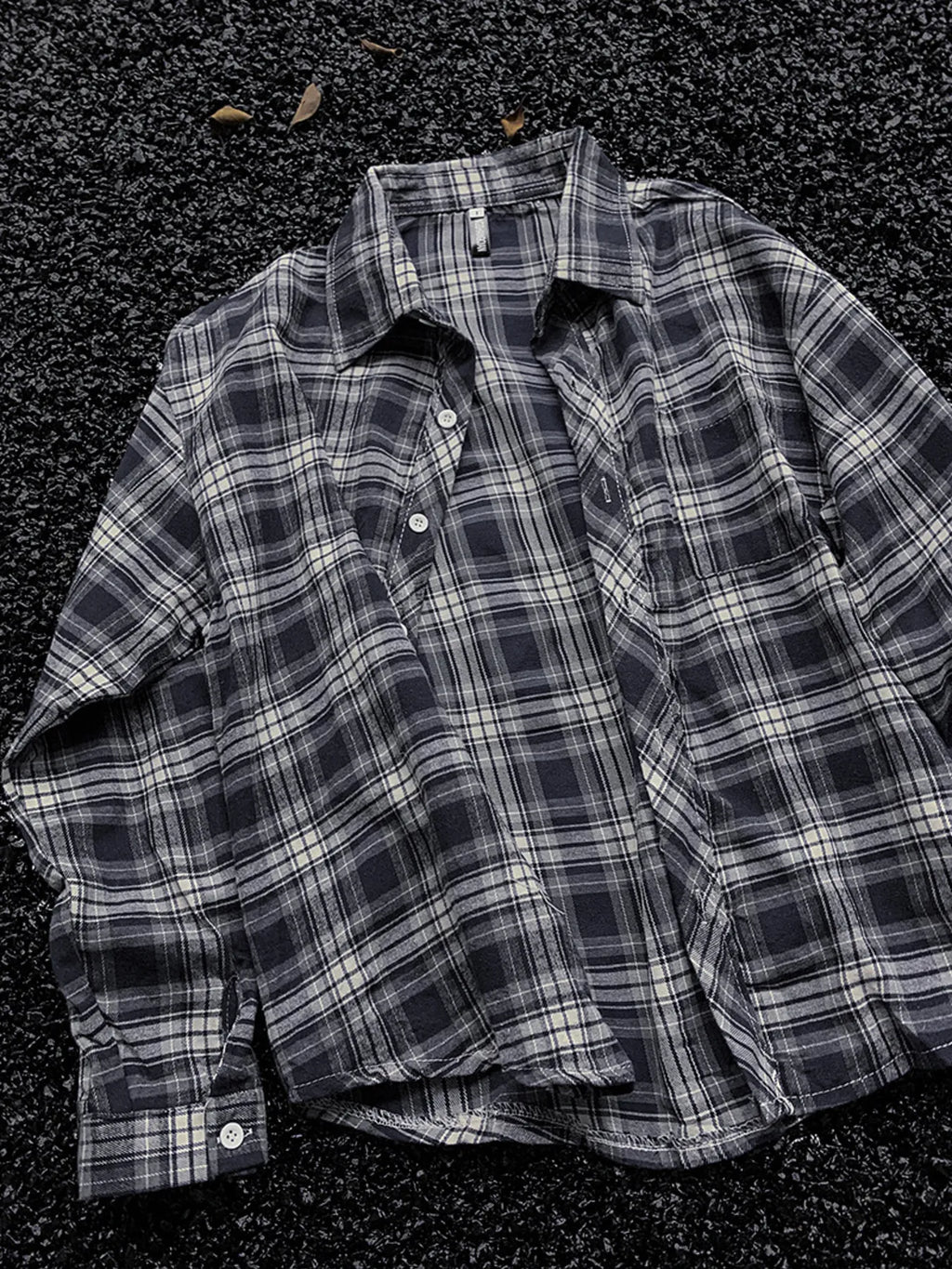 Men's Plus Size Plaid Button Up Shirt