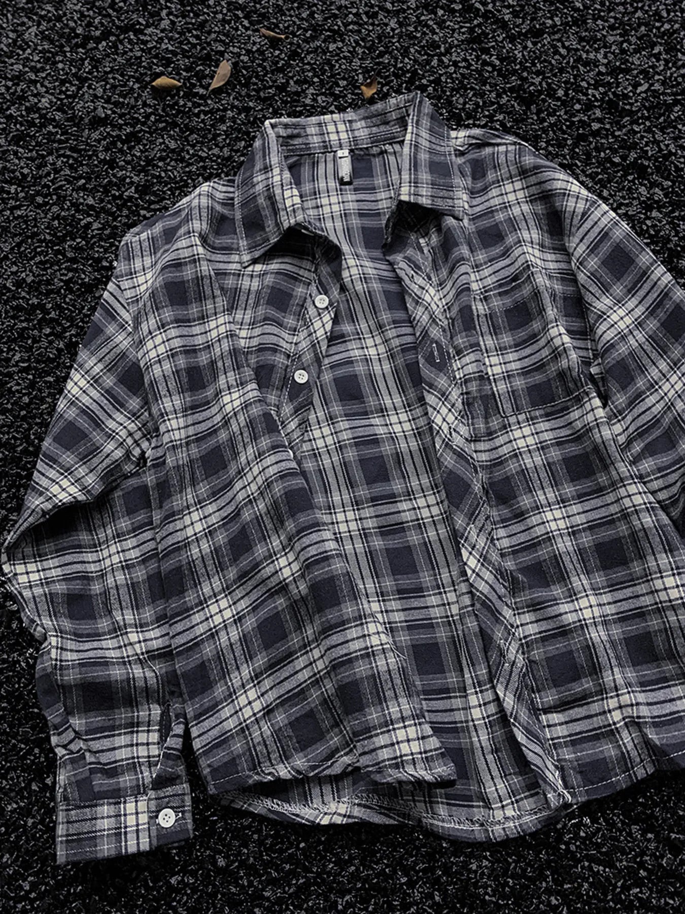 Men's Plus Size Plaid Button Up Shirt