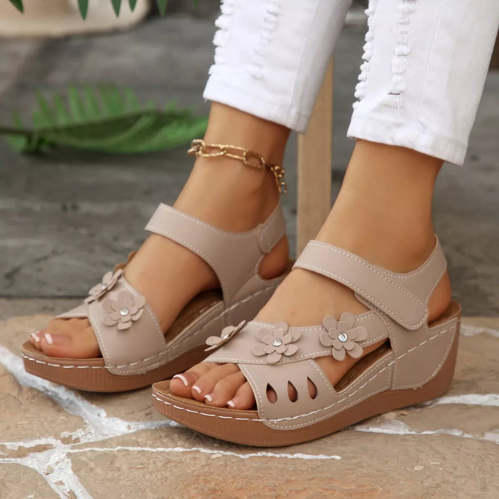 Open Toe Wedge Sandals