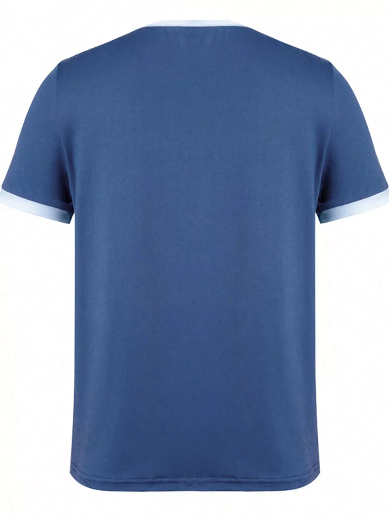 Casual Contrast Trim Short Sleeve T-Shirt