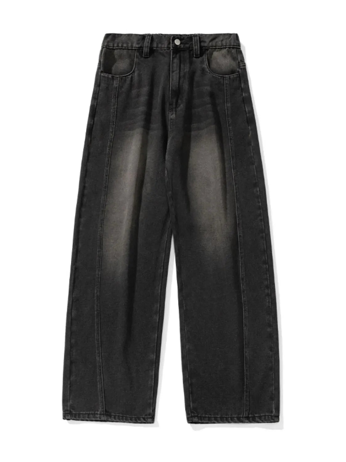 Men's Plus Size Wide Leg Jeans