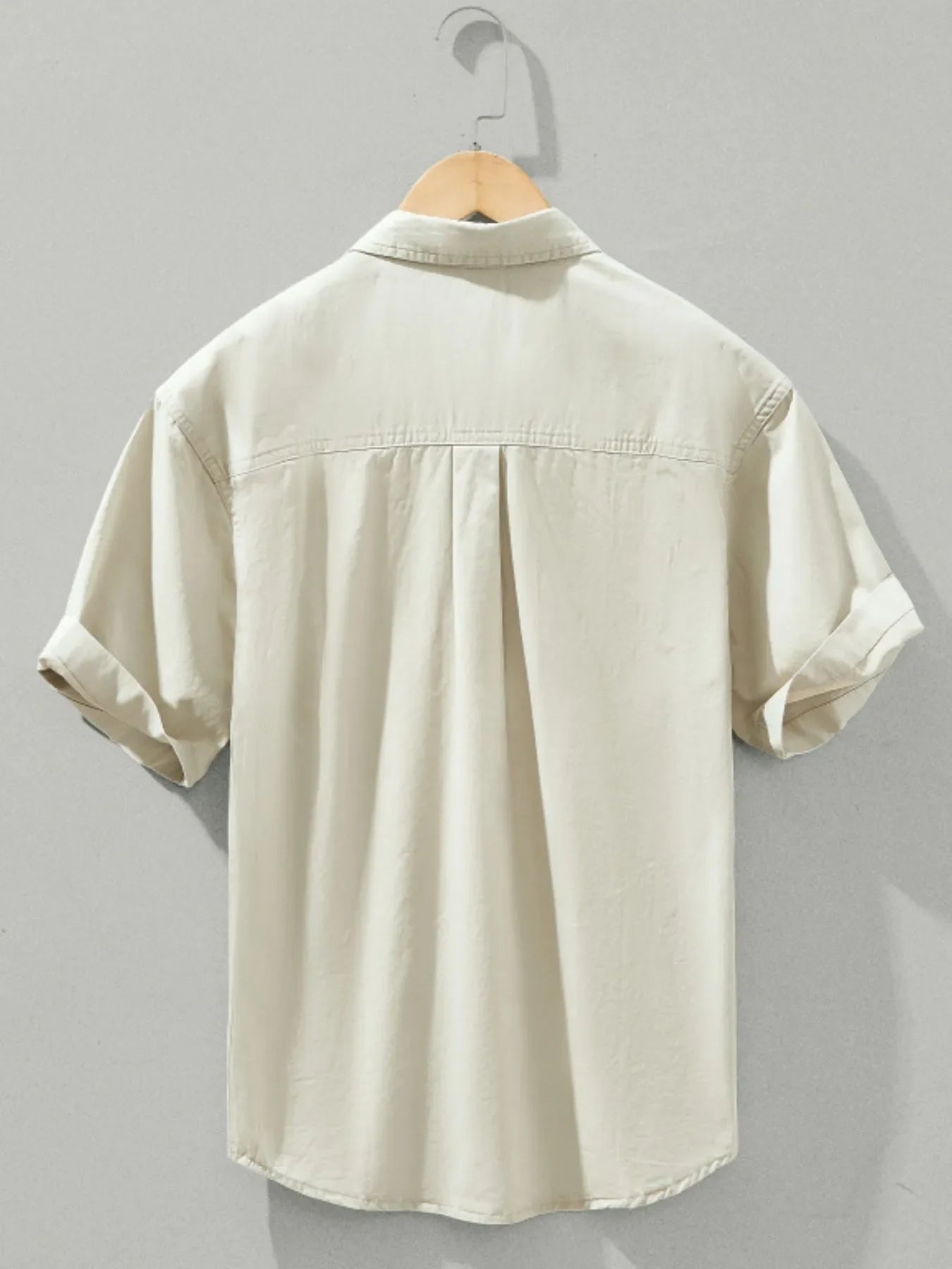 Men's Plus Size Button Up Long Sleeve Shirt