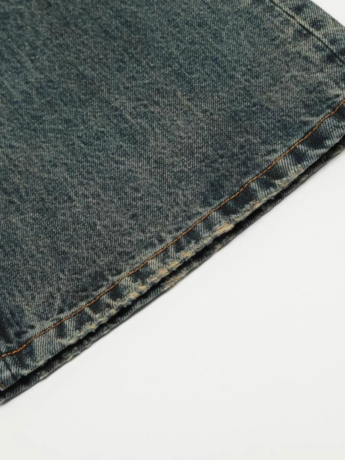 Men's Vintage Distressed Flare Jeans