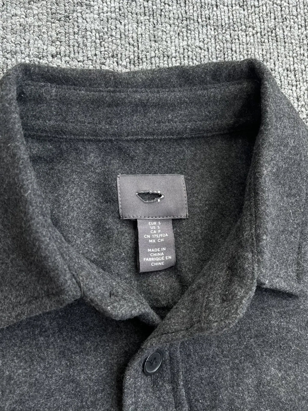 Men's Button Up Long Sleeve Shacket