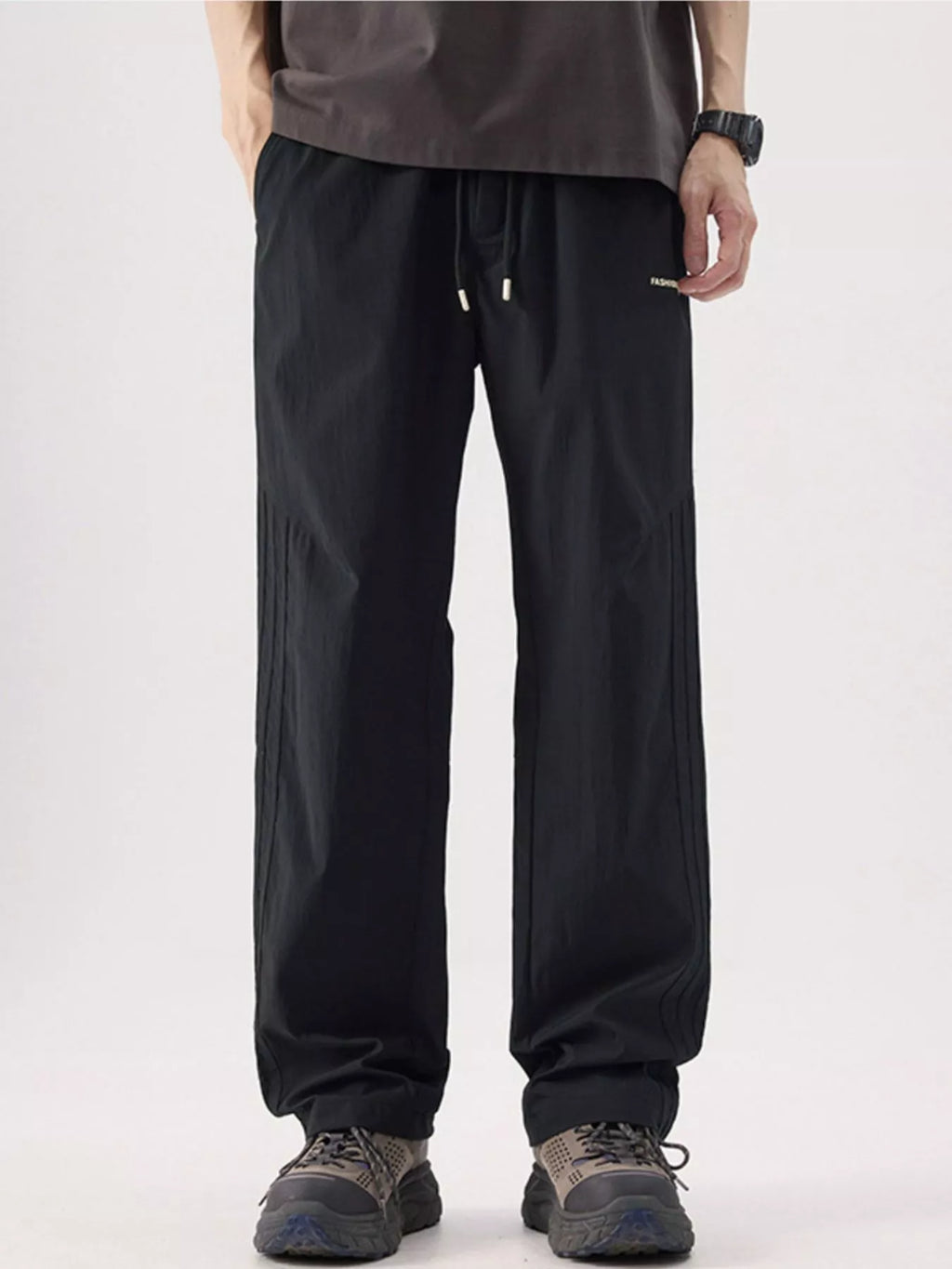 Men's Plus Size Wide Leg Pants