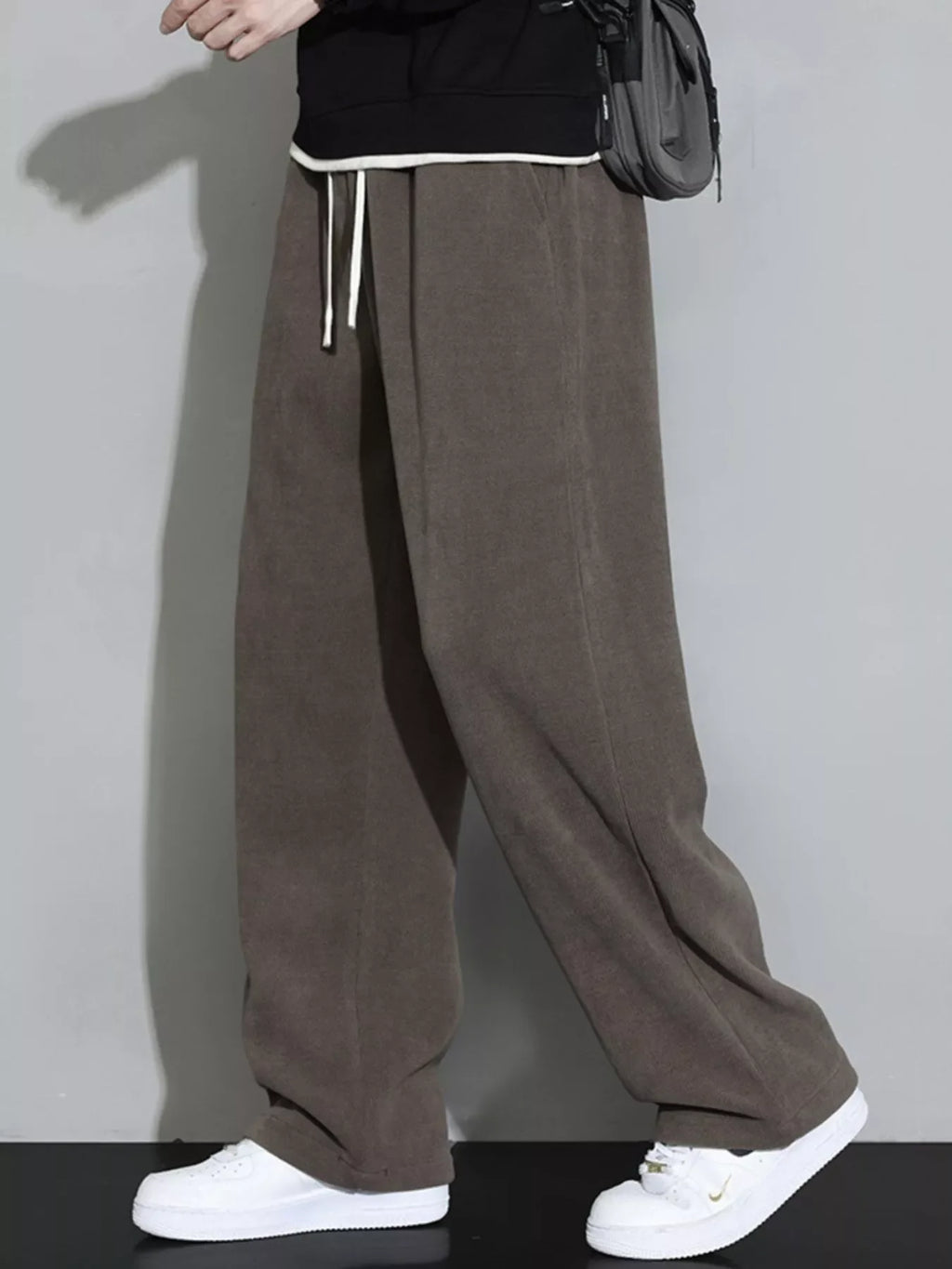 Men's Plus Size Relaxed Fit Drawstring Pants