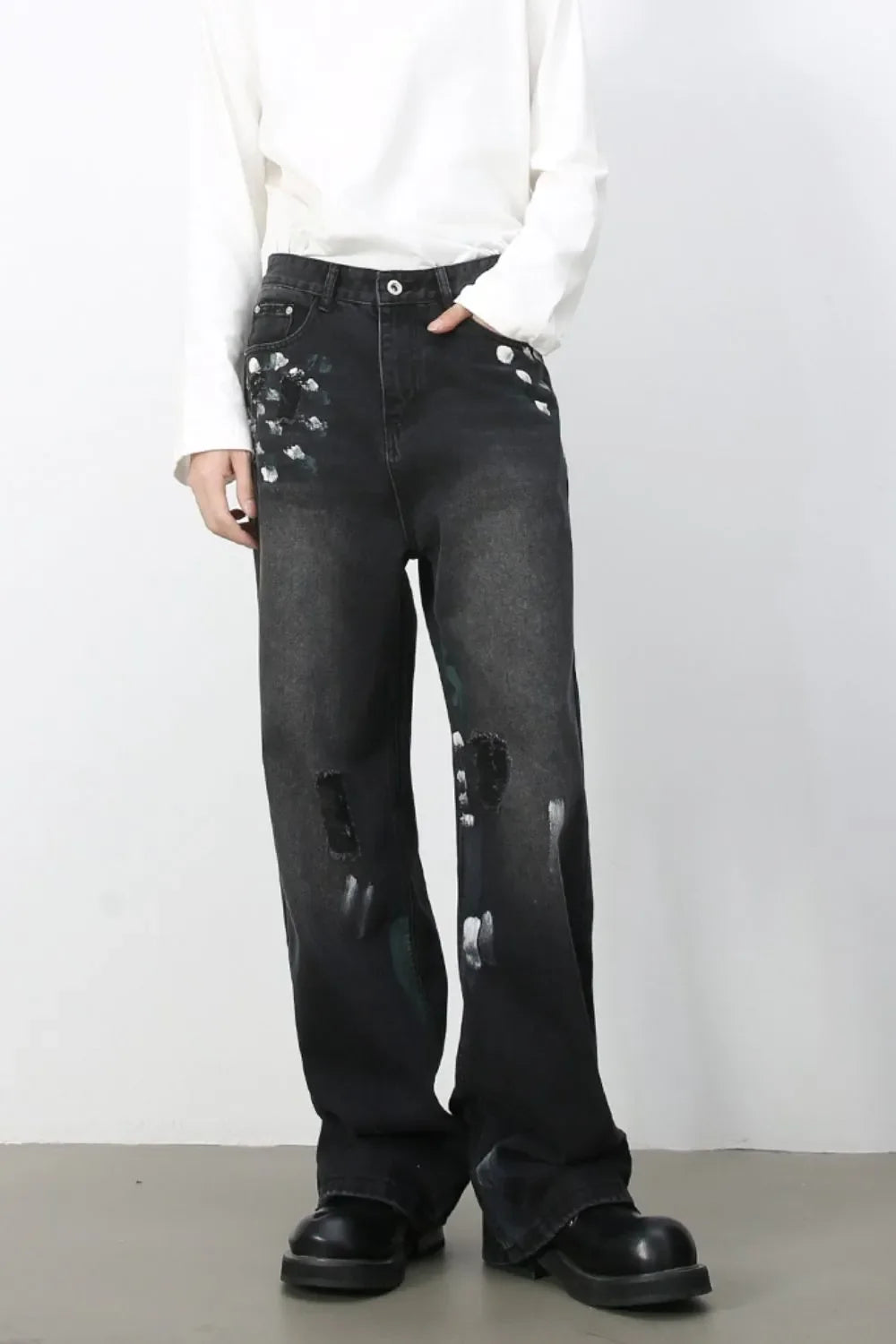 Men's Paint Loose Jeans