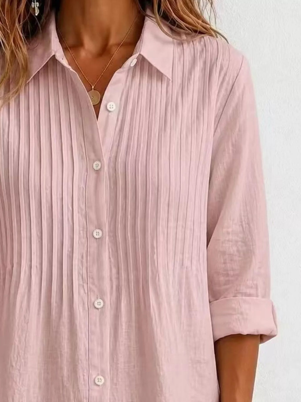 Men's Full Size Button Up Long Sleeve Shirt Plus Size