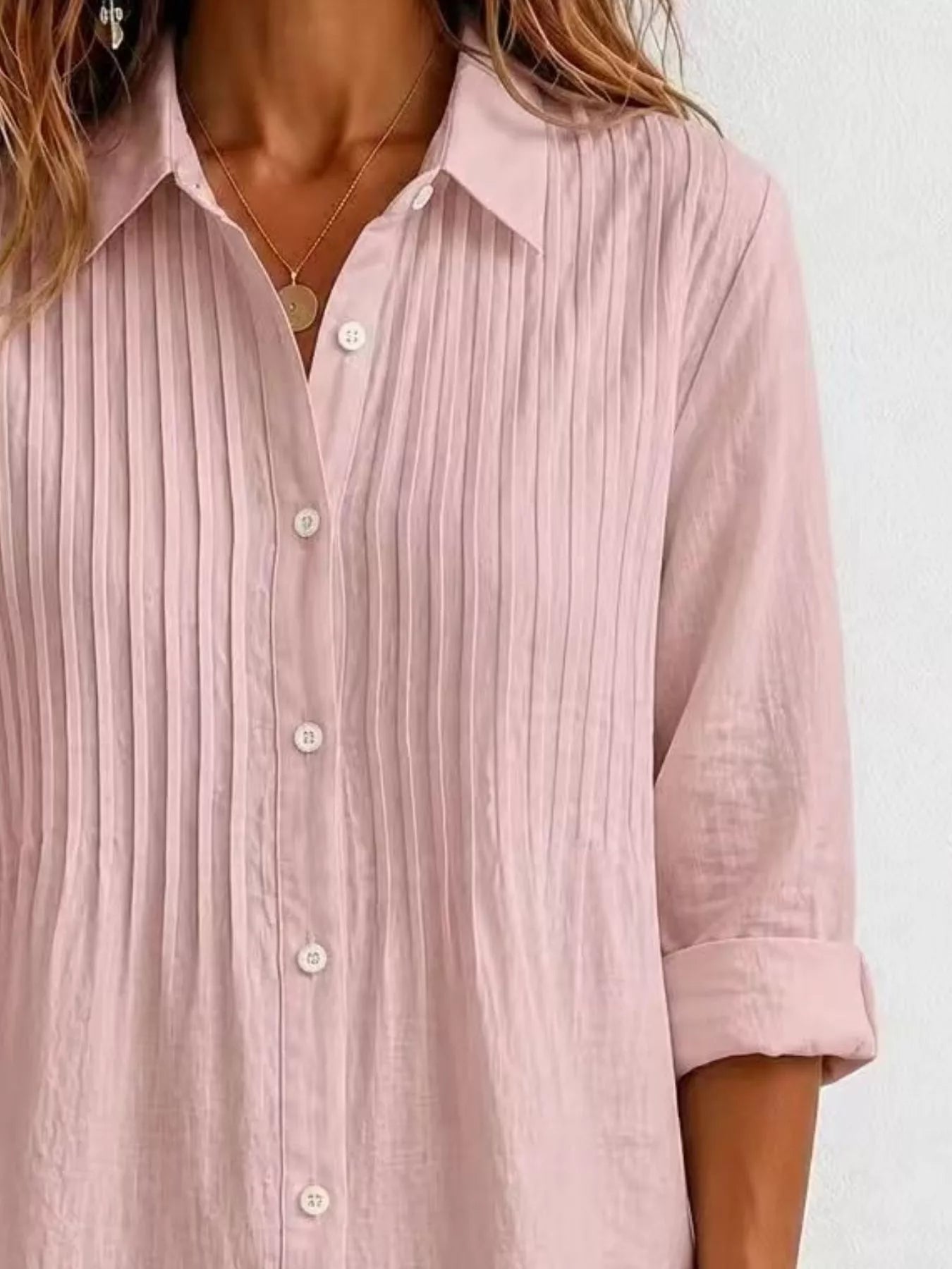 Men's Full Size Button Up Long Sleeve Shirt Plus Size