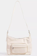 Fame Glossy Faux Leather Shoulder Bag